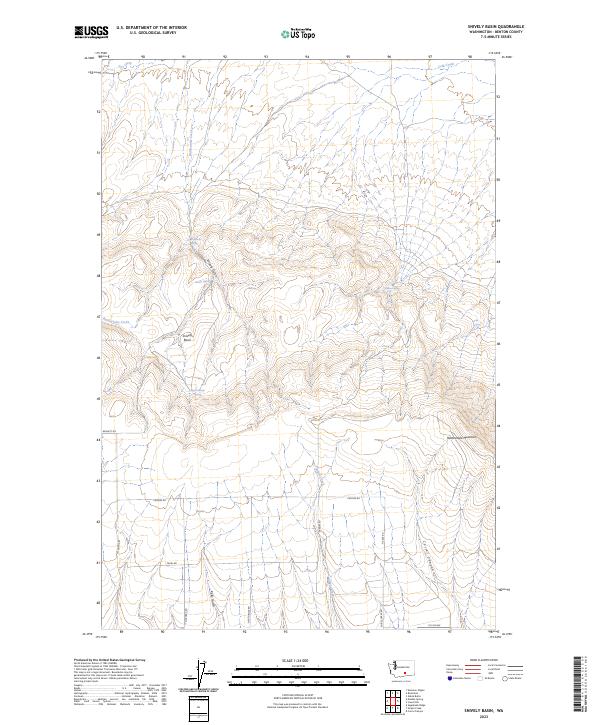 Snively Basin, WA — USGS 7.5-minute topo (2023)