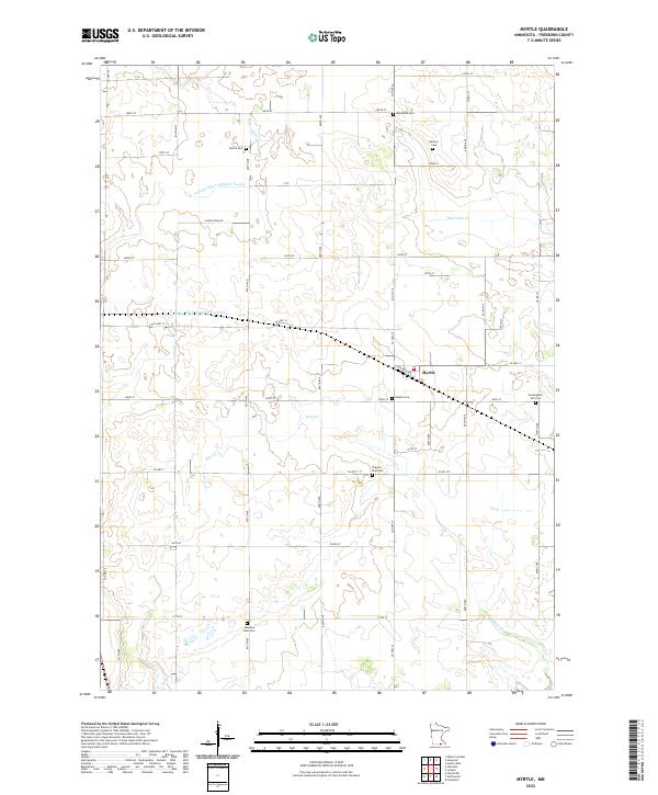 Myrtle, MN — USGS 7.5-minute topo (2022)