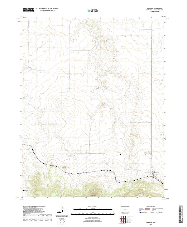 Branson, CO — USGS 7.5-minute topo (2022)