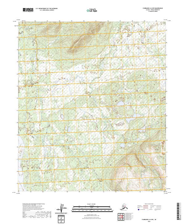 Fairbanks A-6 NW, AK — USGS 7.5-minute topo (2024)