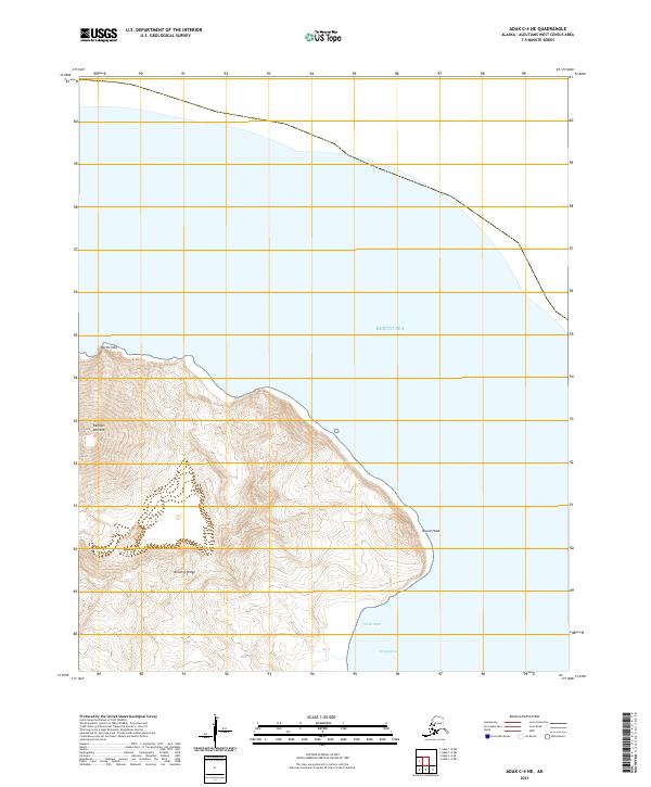 Adak C-4 NE, AK — USGS 7.5-minute topo (2021)