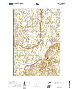 Naknek D-6 NE, AK — USGS 7.5-minute topo (2019)