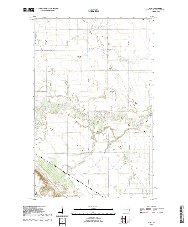 Leroy, ND — USGS 7.5-minute topo (2024)