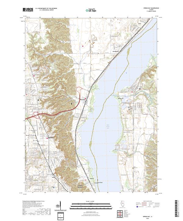Spring Bay, IL — USGS 7.5-minute topo (2024)