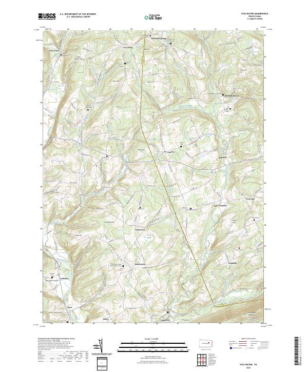 Stillwater, PA — USGS 7.5-minute topo (2023)