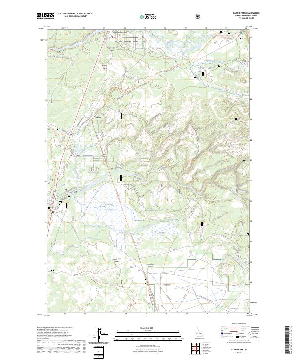 Island Park, ID — USGS 7.5-minute topo (2023)