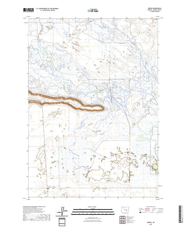 Redess, OR — USGS 7.5-minute topo (2023)