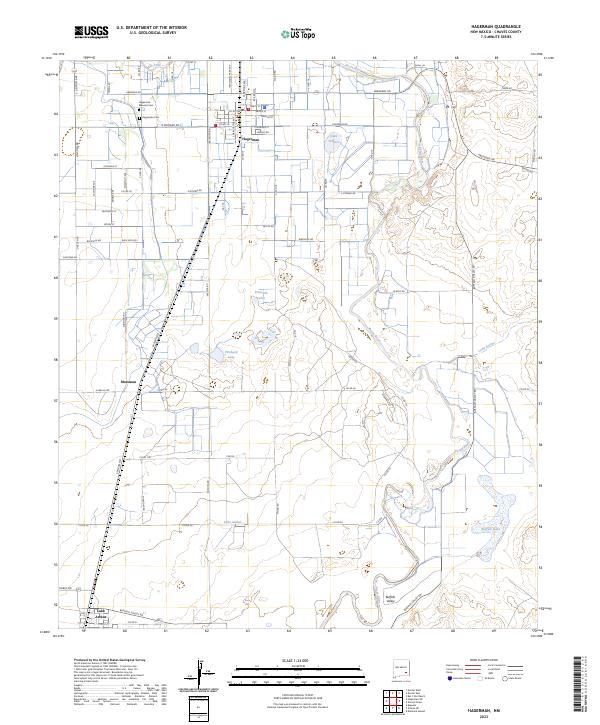 Hagerman, NM — USGS 7.5-minute topo (2023)