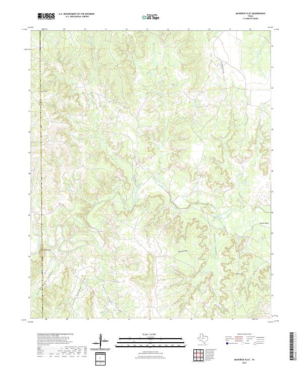Maverick Flat, TX — USGS 7.5-minute topo (2022)