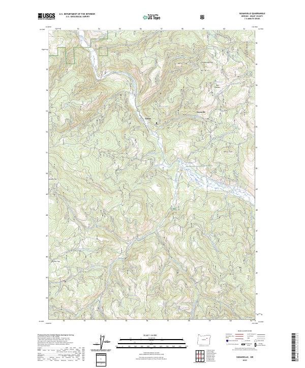 Susanville, OR — USGS 7.5-minute topo (2023)