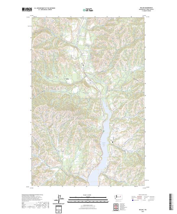 Keller, WA — USGS 7.5-minute topo (2023)