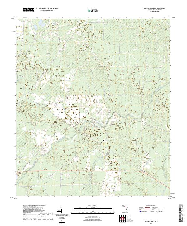 Johnson Hammock, FL — USGS 7.5-minute topo (2024)
