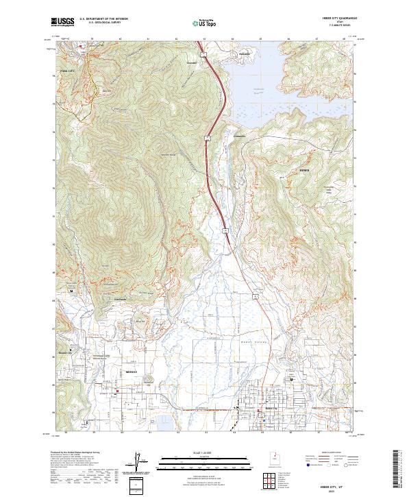 Heber City, UT — USGS 7.5-minute topo (2023)