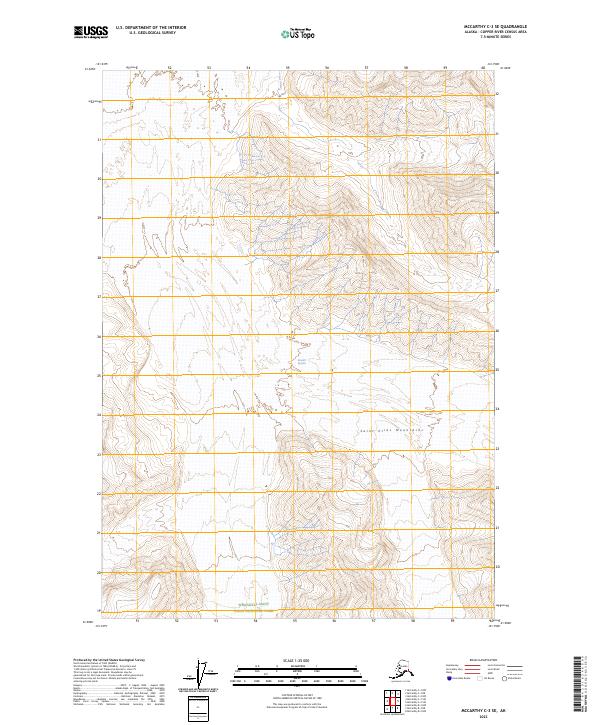 McCarthy C-3 SE, AK — USGS 7.5-minute topo (2023)