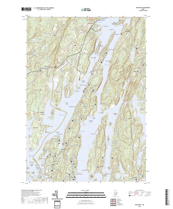 Westport, ME — USGS 7.5-minute topo (2024)