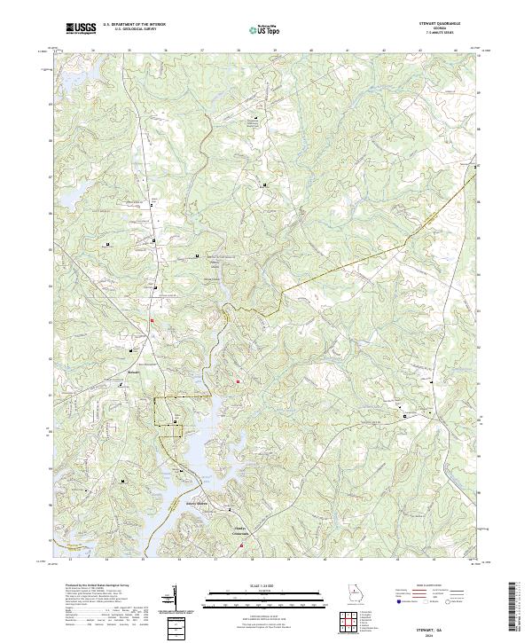 Stewart, GA — USGS 7.5-minute topo (2024)