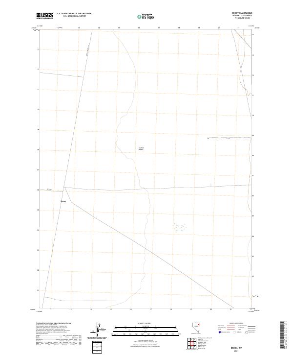 Decoy, NV — USGS 7.5-minute topo (2021)