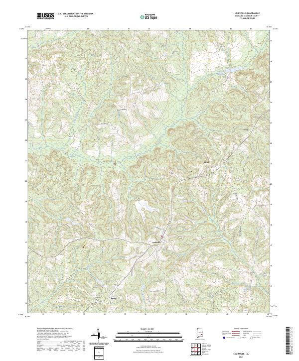Louisville, AL — USGS 7.5-minute topo (2024)