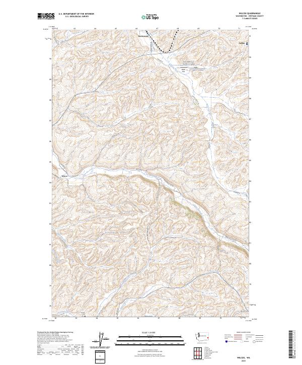 Wilcox, WA — USGS 7.5-minute topo (2023)