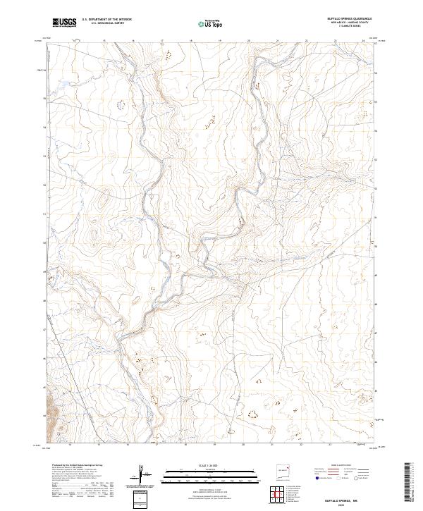 Buffalo Springs, NM — USGS 7.5-minute topo (2023)
