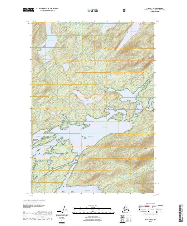 Sitka C-2 SE, AK — USGS 7.5-minute topo (2024)