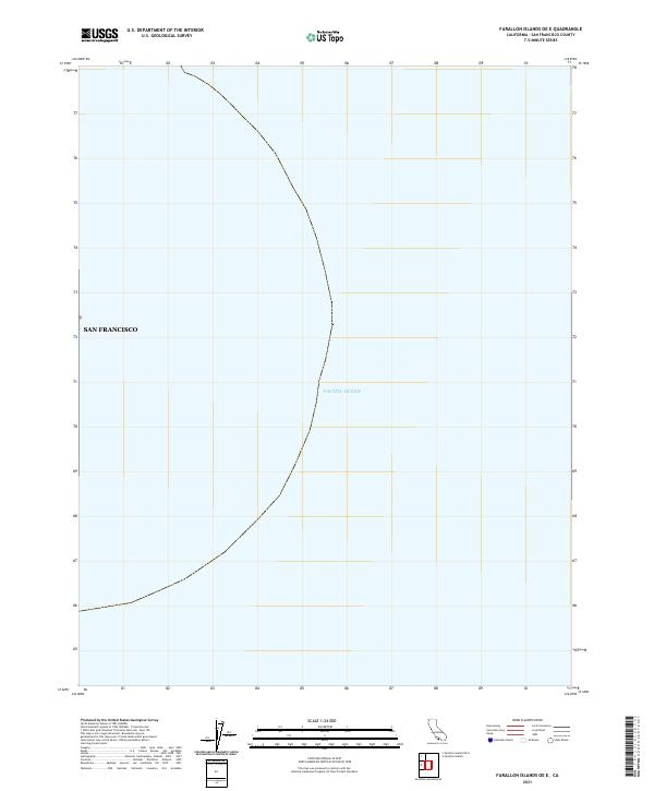 Farallon Islands OE E, CA — USGS 7.5-minute topo (2021)