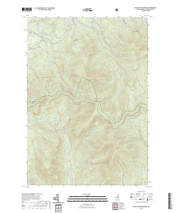 South Twin Mountain, NH — USGS 7.5-minute topo (2024)