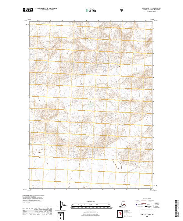 Cordova C-1 NE, AK — USGS 7.5-minute topo (2024)