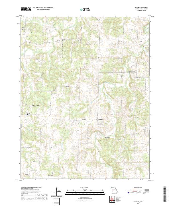 Wagoner, MO — USGS 7.5-minute topo (2021)