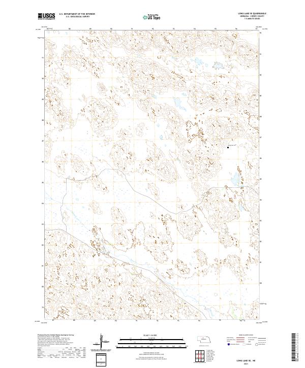 Long Lake SE, NE — USGS 7.5-minute topo (2021)