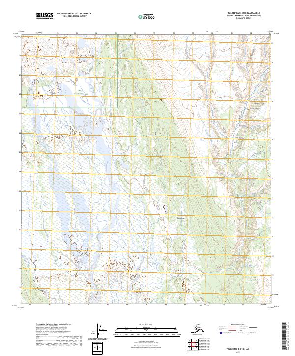 Talkeetna B-3 NE, AK — USGS 7.5-minute topo (2023)