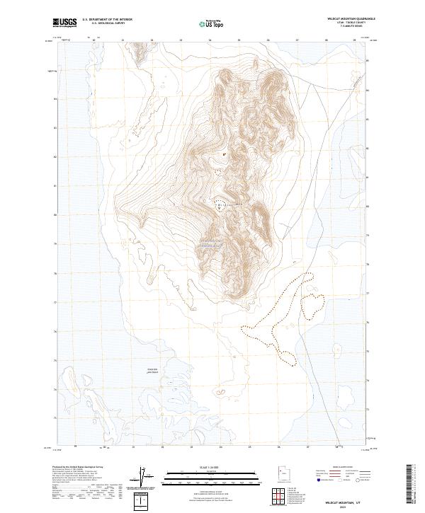 Wildcat Mountain, UT — USGS 7.5-minute topo (2023)