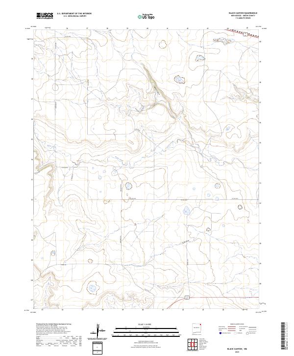 Black Canyon, NM — USGS 7.5-minute topo (2023)