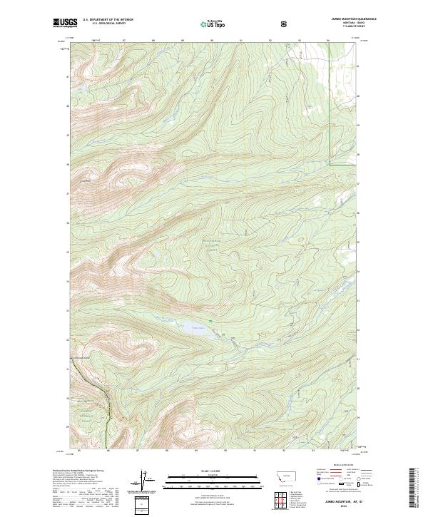 Jumbo Mountain, MT-ID — USGS 7.5-minute topo (2024)