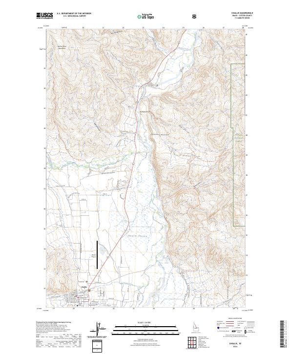 Challis, ID — USGS 7.5-minute topo (2024)
