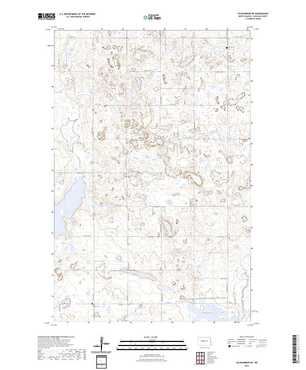 Coleharbor NE, ND — USGS 7.5-minute topo (2024)