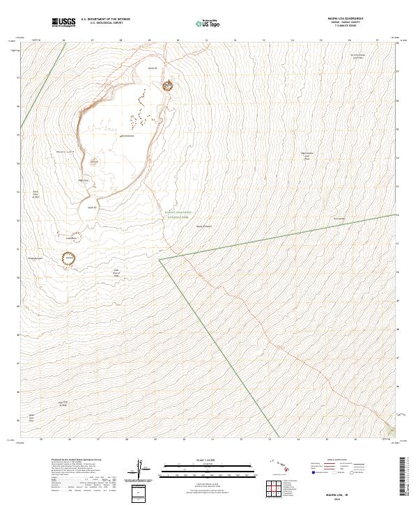 Mauna Loa, HI — USGS 7.5-minute topo (2024)