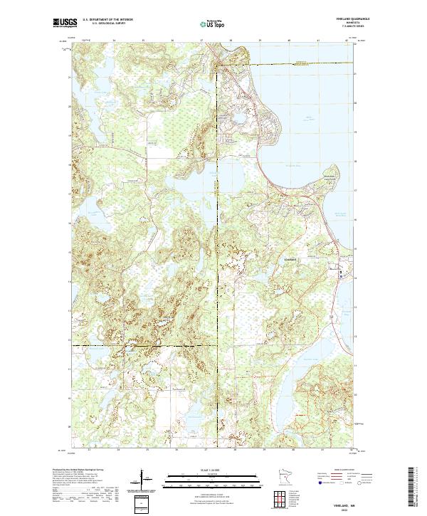 Vineland, MN — USGS 7.5-minute topo (2022)
