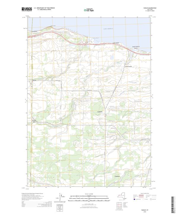 Hamlin, NY — USGS 7.5-minute topo (2026)