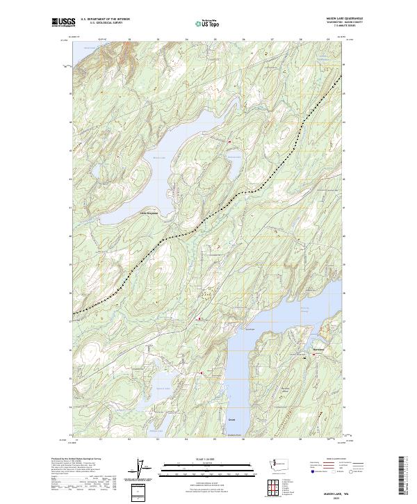 Mason Lake, WA — USGS 7.5-minute topo (2023)