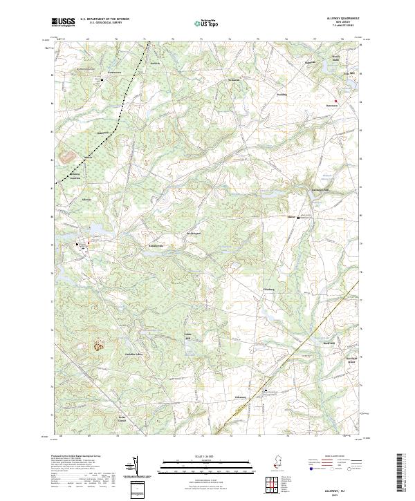Alloway, NJ — USGS 7.5-minute topo (2023)