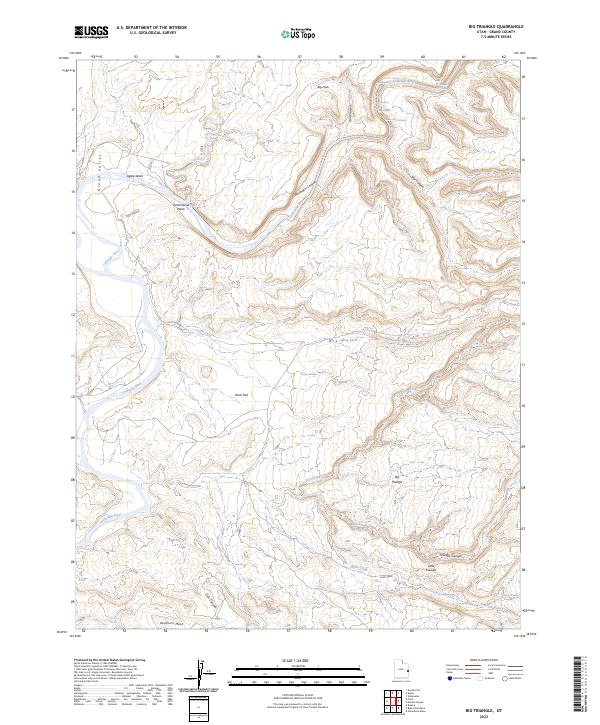 Big Triangle, UT — USGS 7.5-minute topo (2023)