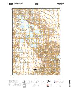 Ugashik D-4 NE, AK — USGS 7.5-minute topo (2019)