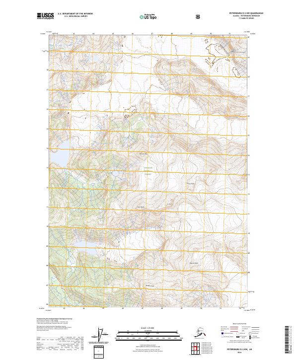 Petersburg D-2 NW, AK — USGS 7.5-minute topo (2024)