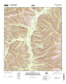 Tanacross A-1 NE, AK-YT — USGS 7.5-minute topo (2013)