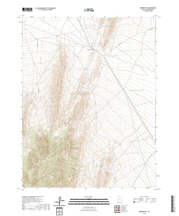 Mormon Gap, UT — USGS 7.5-minute topo (2023)
