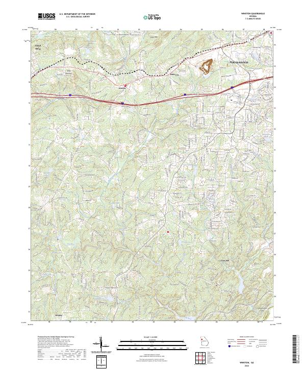 Winston, GA — USGS 7.5-minute topo (2024)