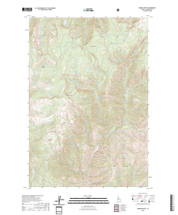 Marble Butte, ID — USGS 7.5-minute topo (2024)