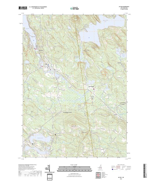 Alton, NH — USGS 7.5-minute topo (2024)