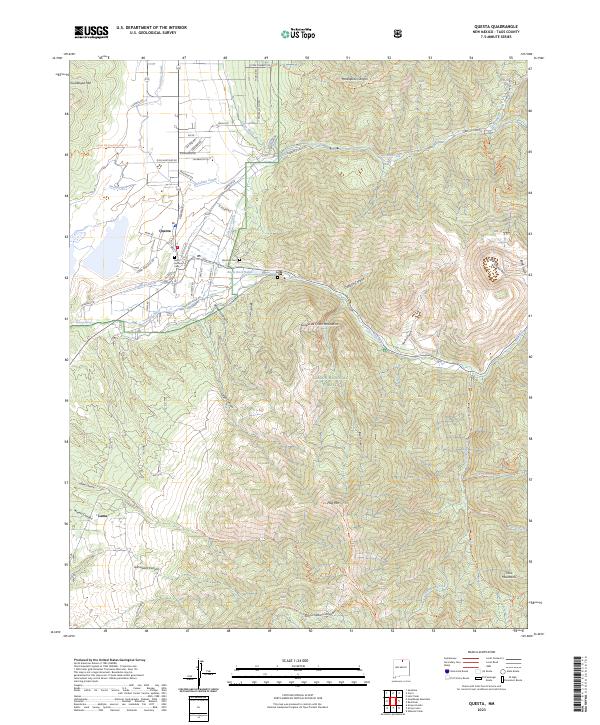 Questa, NM — USGS 7.5-minute topo (2023)
